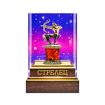 Статуэтка из янтаря и бронзы "Знак Зодиака Стрелец"